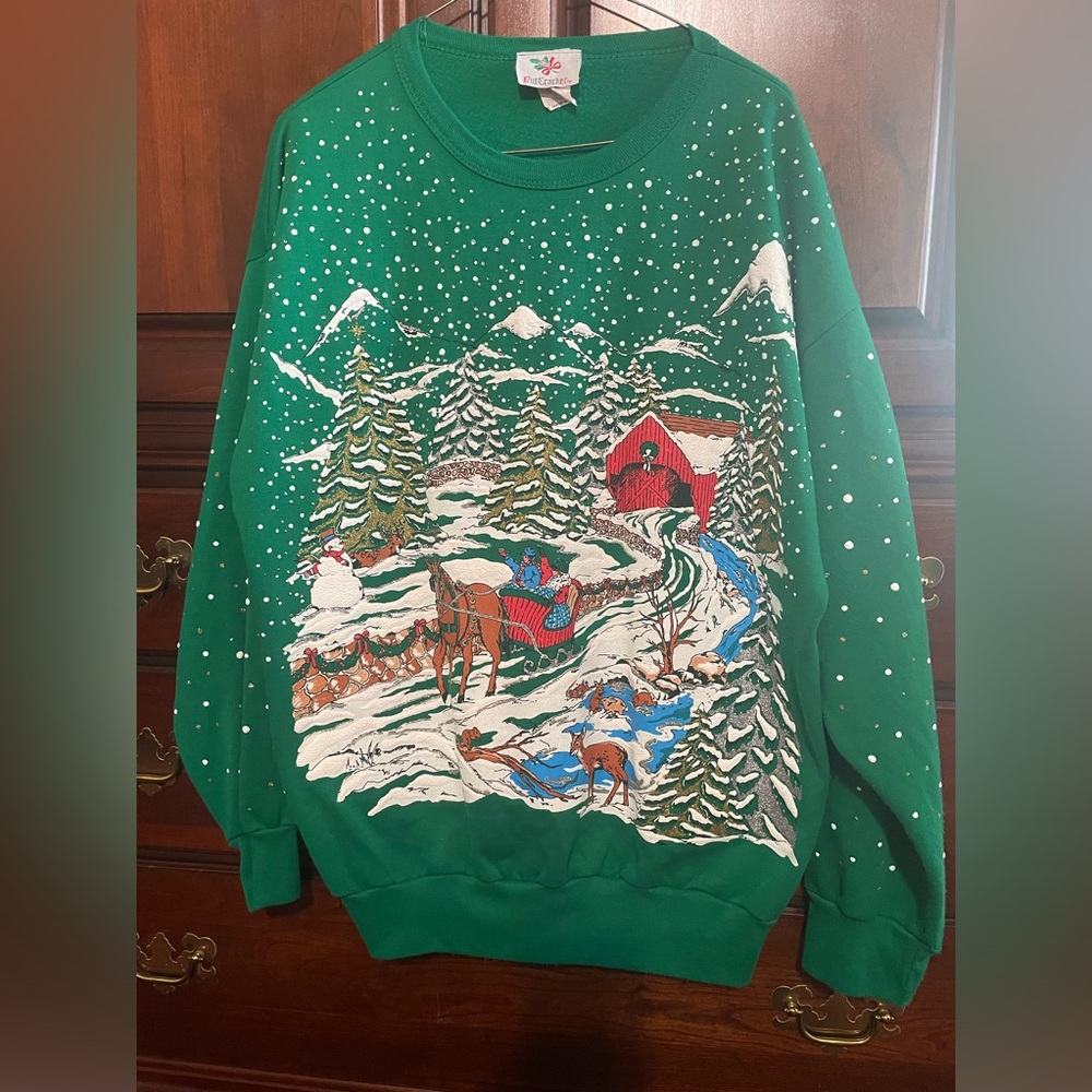 Christmas sweatshirt size large